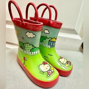 Western Chief Hello Kitty Rain Boots. Kids 7